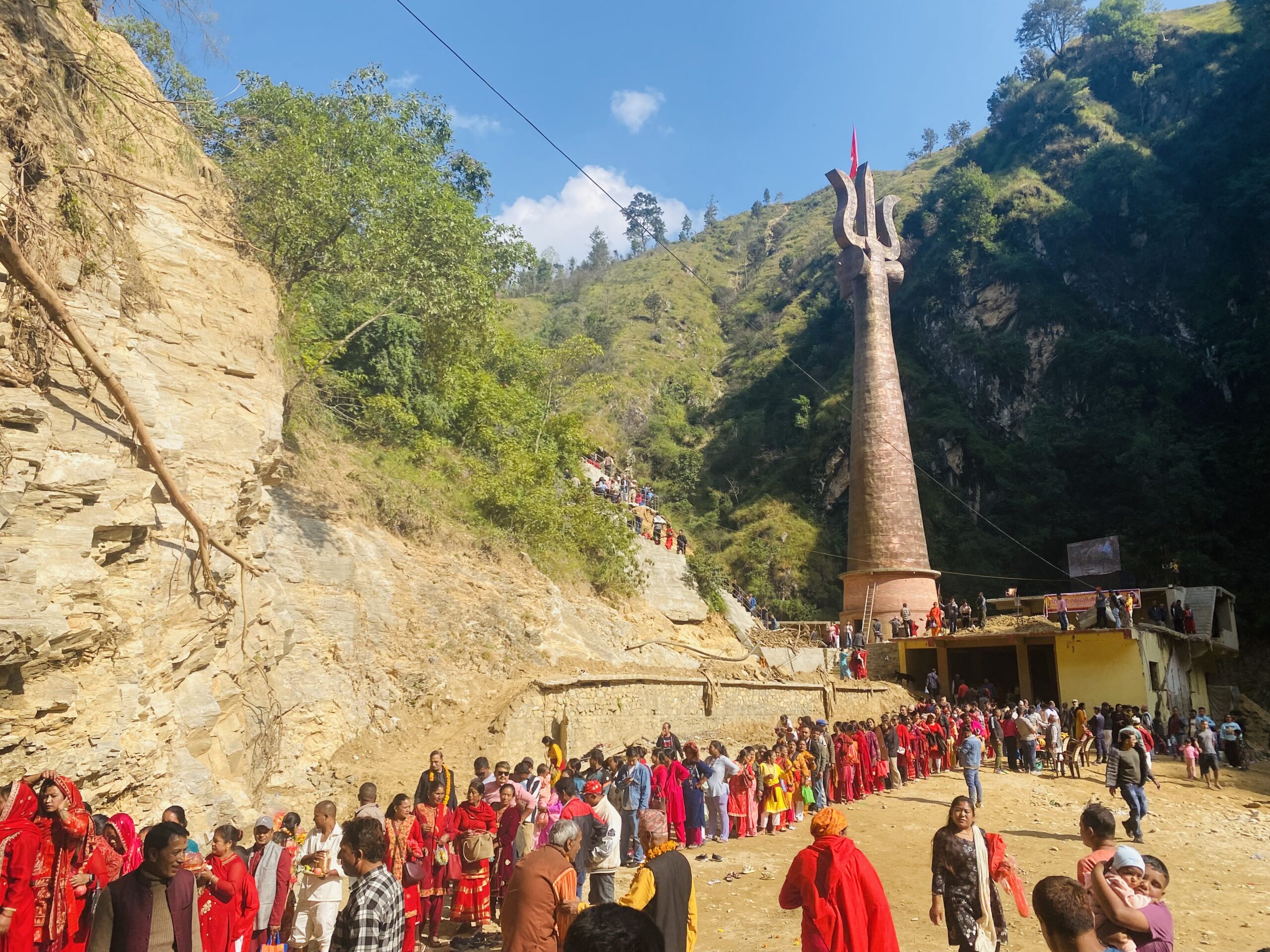 हरिबोधनी एकादशी, लड्केश्वरमा मेला गंगोत्री धामका पिठाधिस रावल बाट जल अर्पण